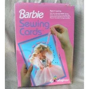 NEW by COLORFORMS BARBIE SEWING CARDS (AGES 4+) MADE IN THE UNITED STATES (USA)